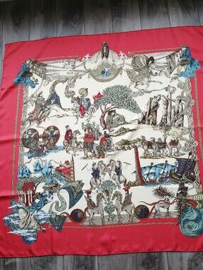 Authentic Hermes Silk Scarf 90cm